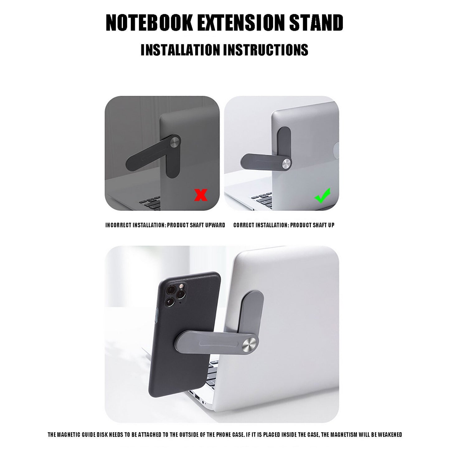 Portable Laptop & Phone Expansion Bracket