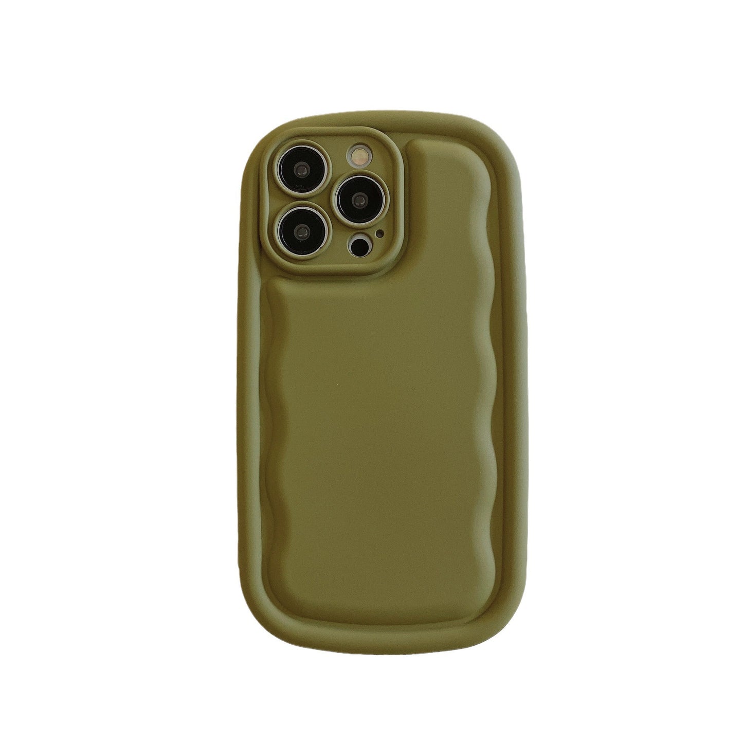 Solid Color Minimalist Silicone Skin Feel Phone Case