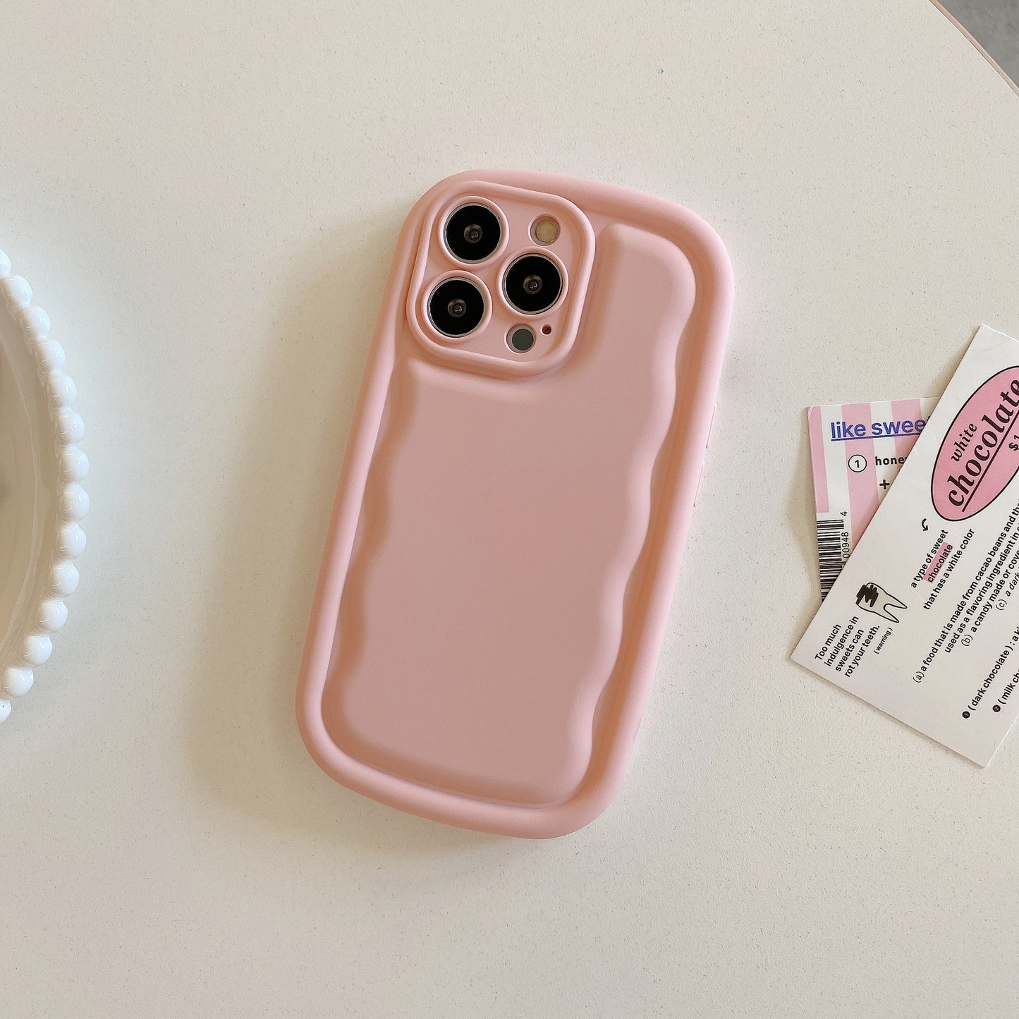 Solid Color Minimalist Silicone Skin Feel Phone Case