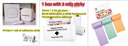 Mini Bluetooth Label & Photo Printer