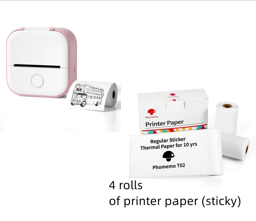 Mini Bluetooth Label & Photo Printer
