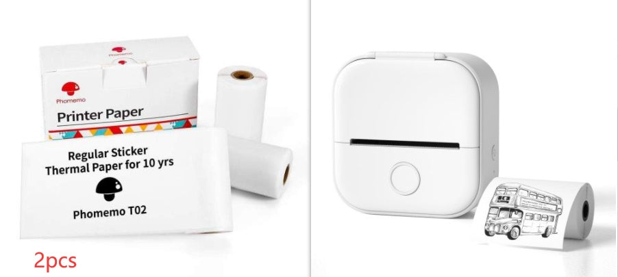 Mini Bluetooth Label & Photo Printer