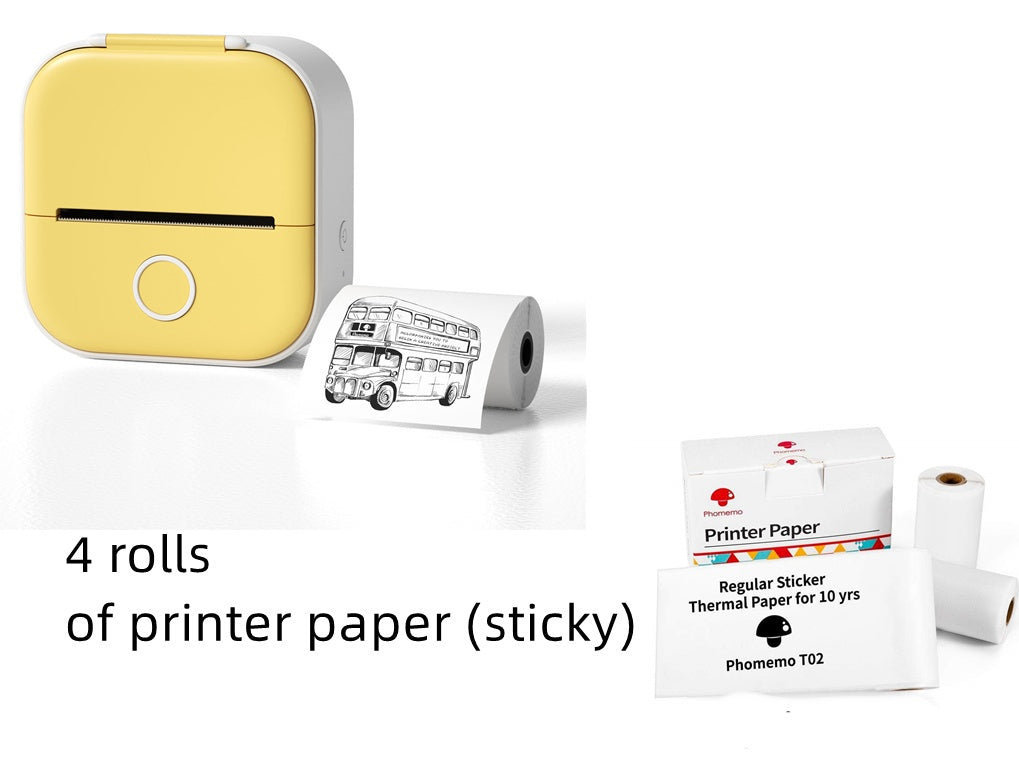 Mini Bluetooth Label & Photo Printer