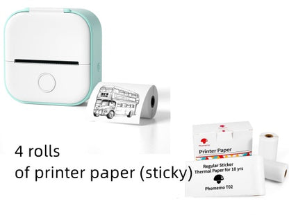 Mini Bluetooth Label & Photo Printer