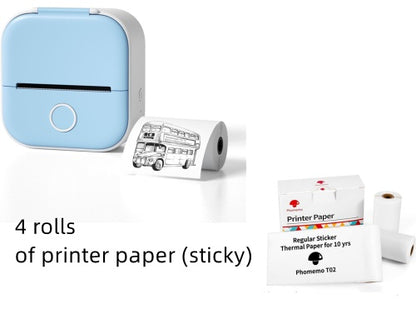 Mini Bluetooth Label & Photo Printer