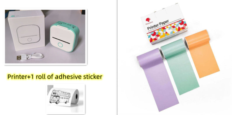 Mini Bluetooth Label & Photo Printer