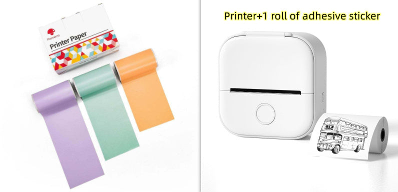 Mini Bluetooth Label & Photo Printer