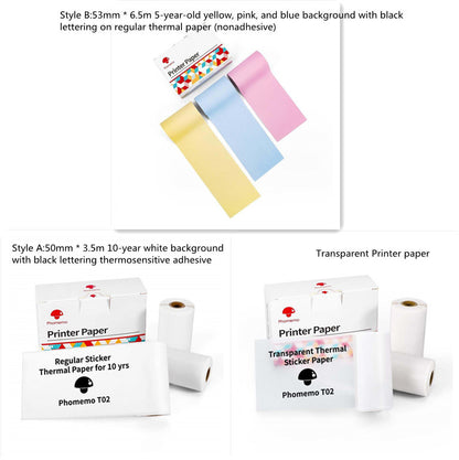 Mini Bluetooth Label & Photo Printer